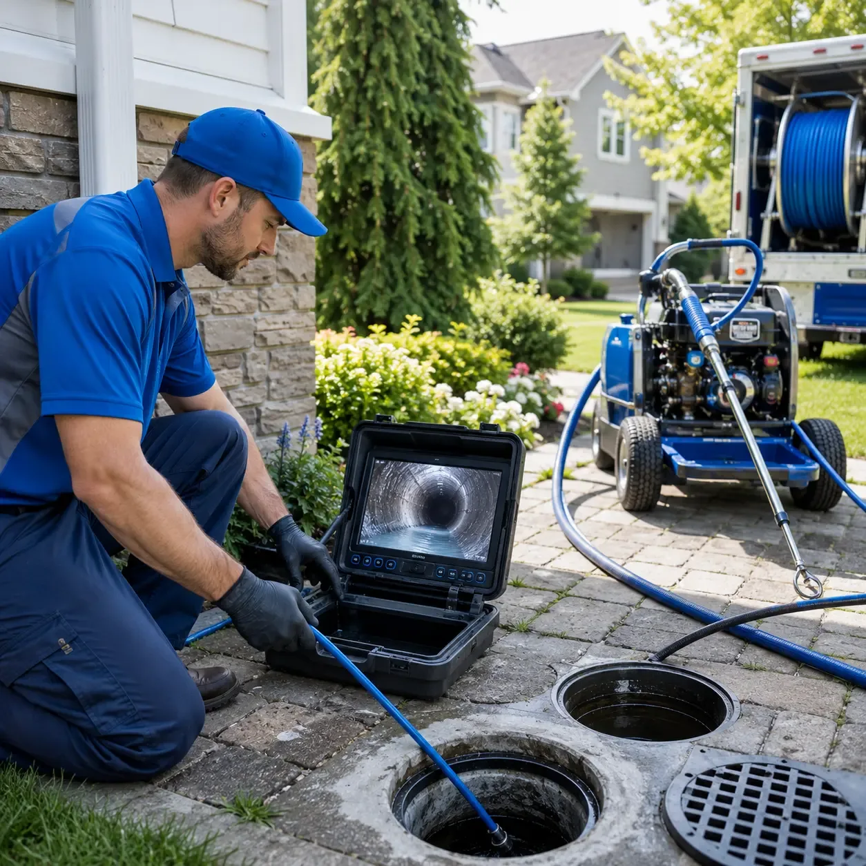 Outdoor drain cleaning professionals serving Buckfield, ME